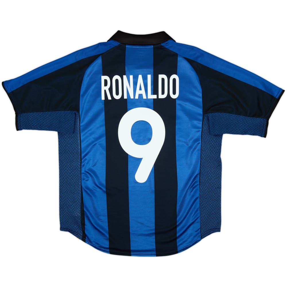 2001-02 Inter Milan Home Shirt Ronaldo #9 - 6/10 - (M)