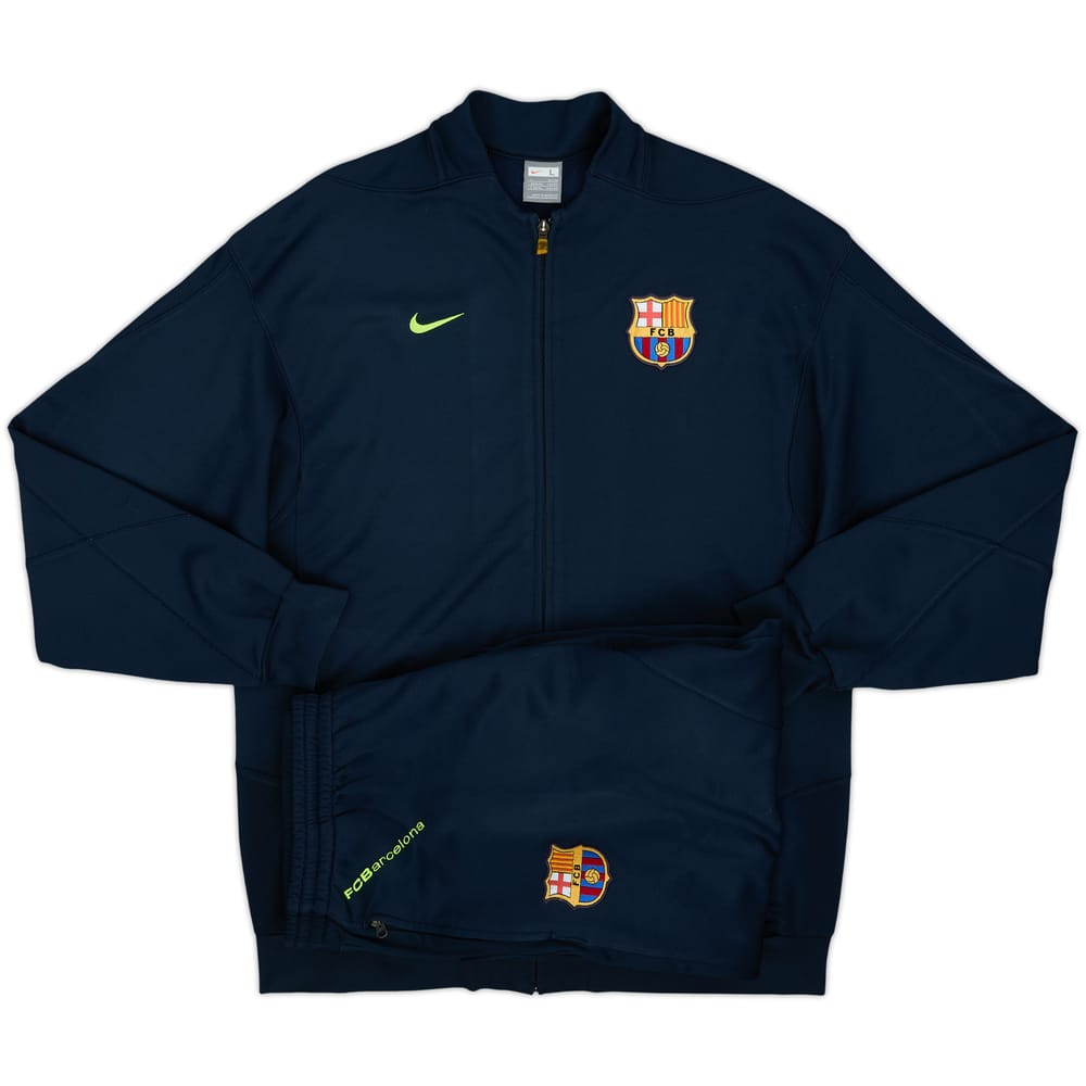 2007-08 Barcelona Nike Tracksuit - 8/10 - (L)