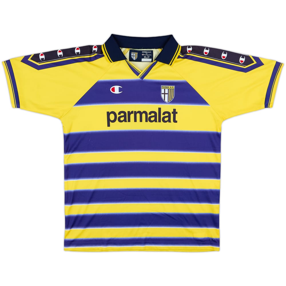 1999-00 Parma Basic Home Shirt - 8/10 - (XL.Boys)