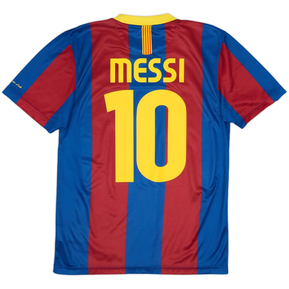 2010-11 Barcelona Basic Home Shirt Messi #10 - 8/10 - (S)