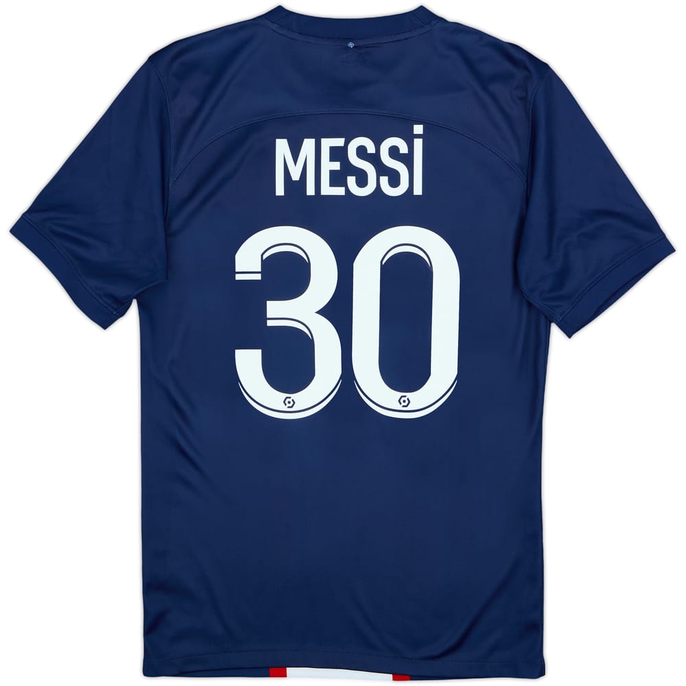 2022-23 Paris Saint-Germain Home Shirt Messi #30 - 6/10 - (S)