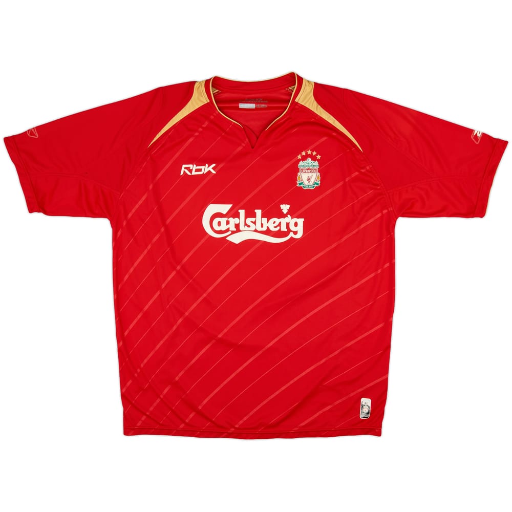 2005-06 Liverpool CL Home Shirt - 5/10 - (XL)
