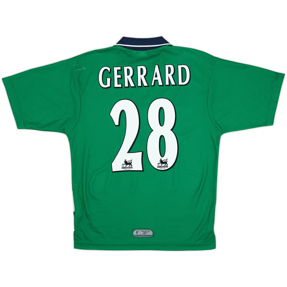 1999-00 Liverpool Away Shirt Gerrard #28 - 7/10 - (S)
