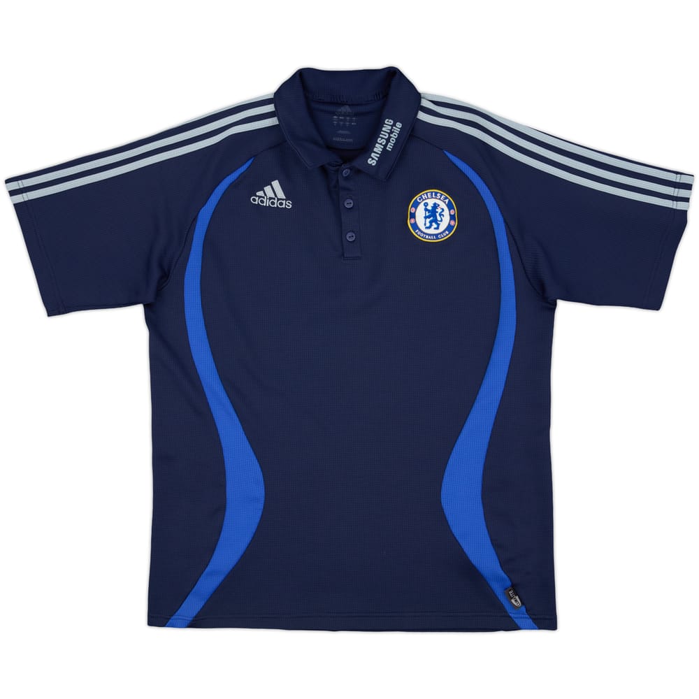 2006-07 Chelsea adidas Polo Shirt - 8/10 - (L)