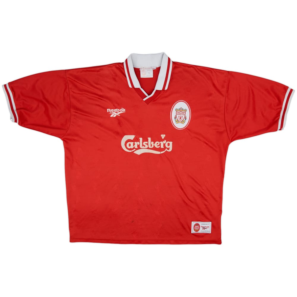 1996-98 Liverpool Home Shirt - 5/10 - (XXL)