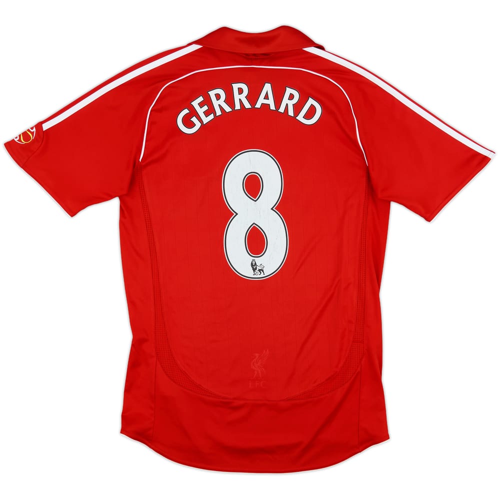 2006-08 Liverpool Home Shirt Gerrard #8 - 5/10 - (S)