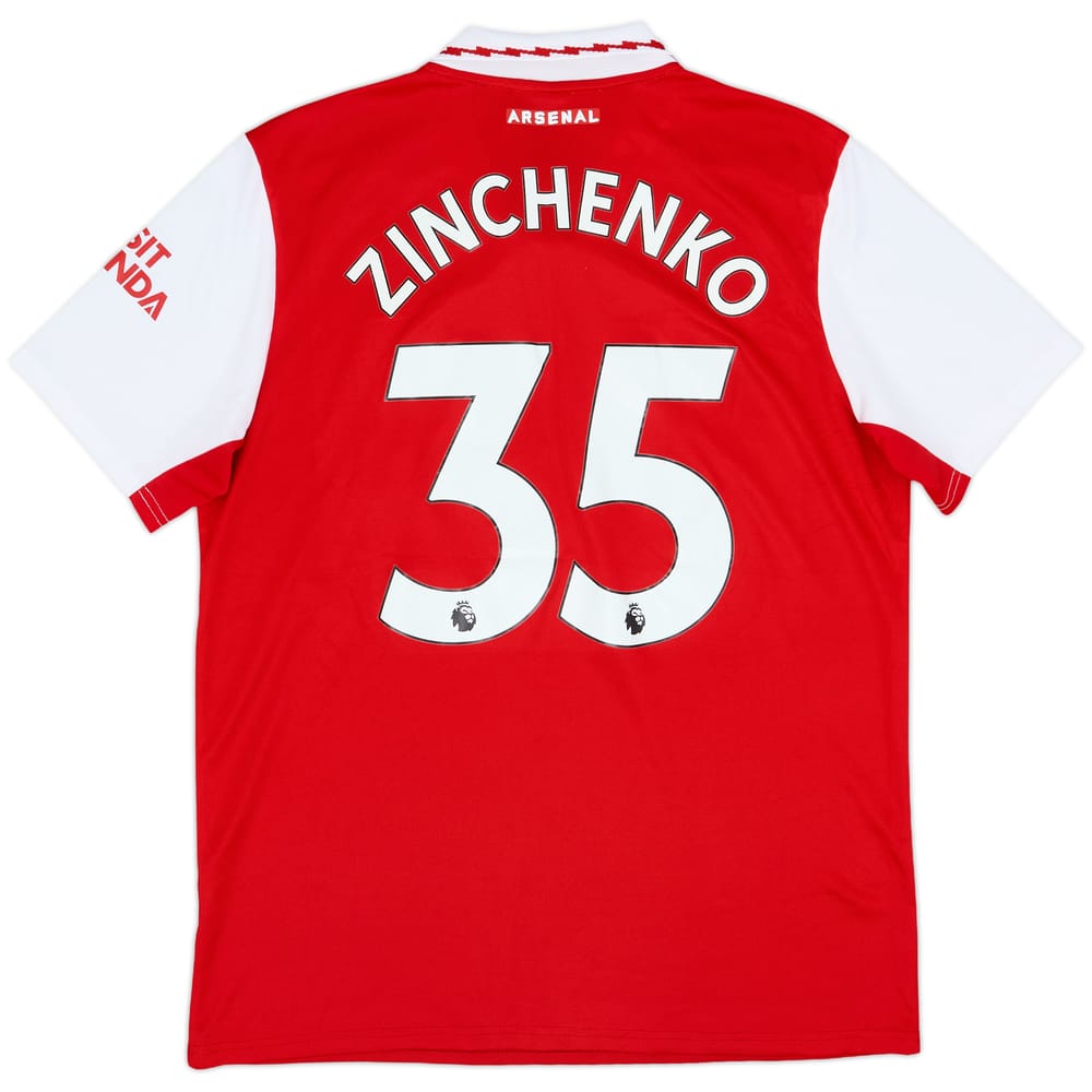2022-23 Arsenal Home Shirt Zinchenko #35 - 7/10 - (L)