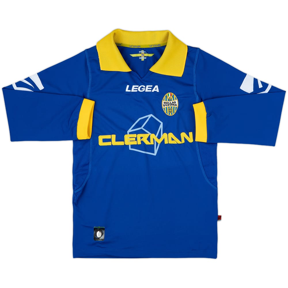 2005-06 Hellas Verona Home L/S Shirt - 9/10 - (S)