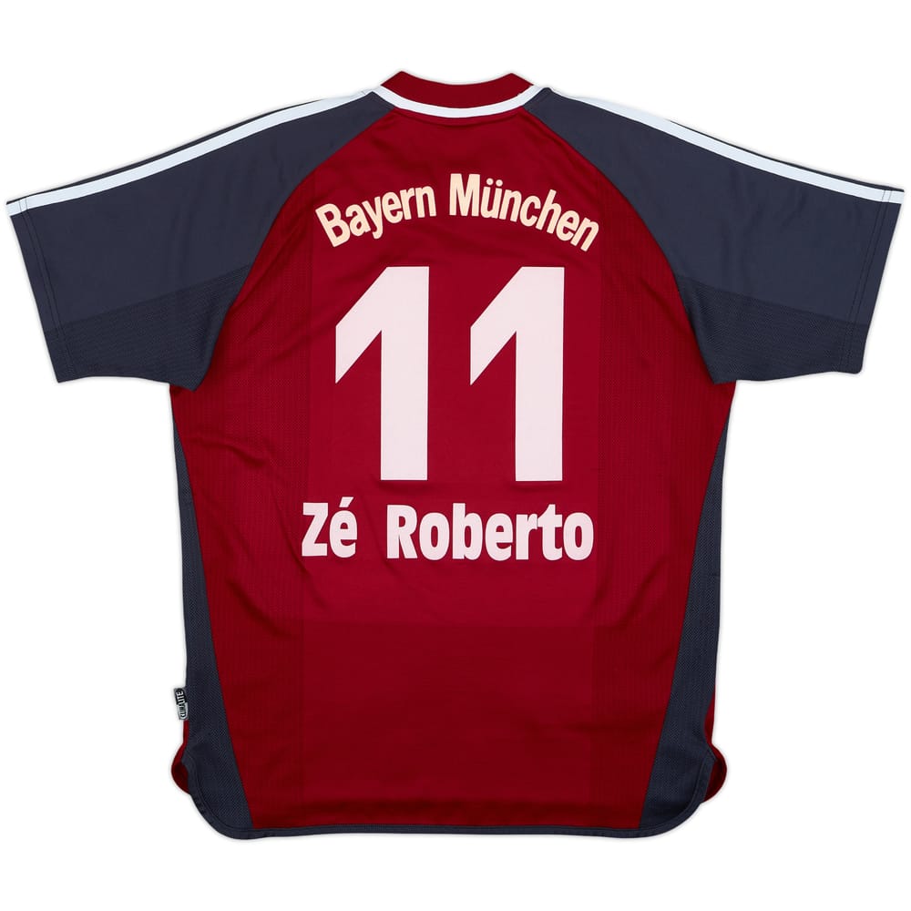 2001-02 Bayern Munich Home Shirt Ze Roberto #11 - 8/10 - (XL.Boys)