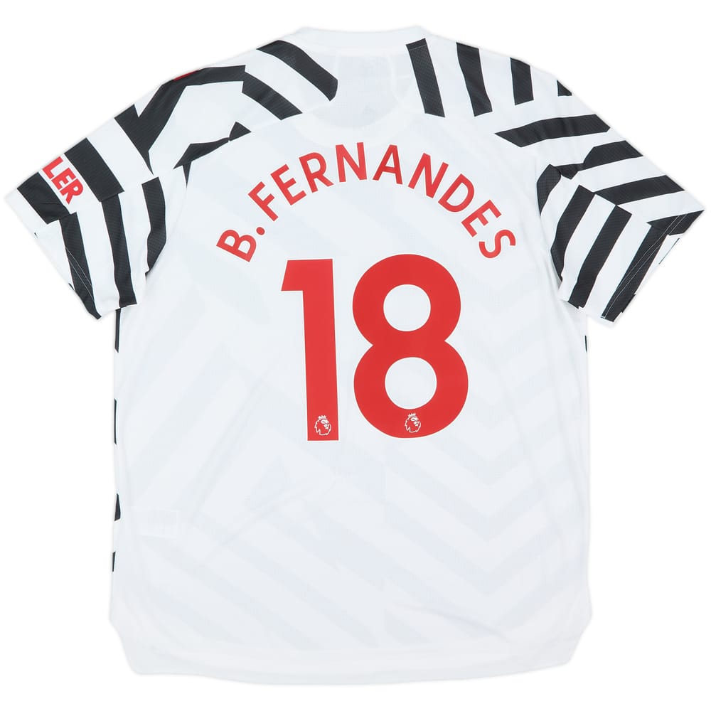 2020-21 Manchester United Authentic Third Shirt B.Fernandes #18 (XL)