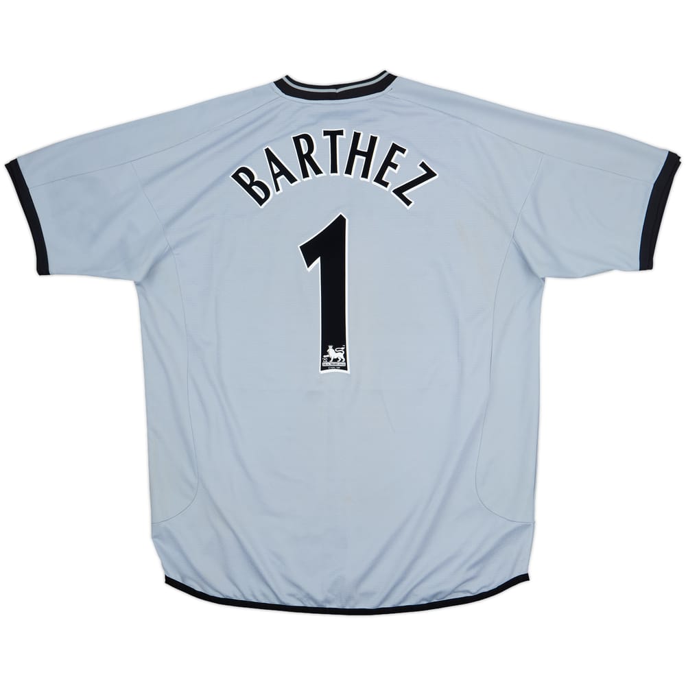 2001-02 Manchester United Centenary GK S/S Shirt Barthez #1 - 8/10 - (XL)