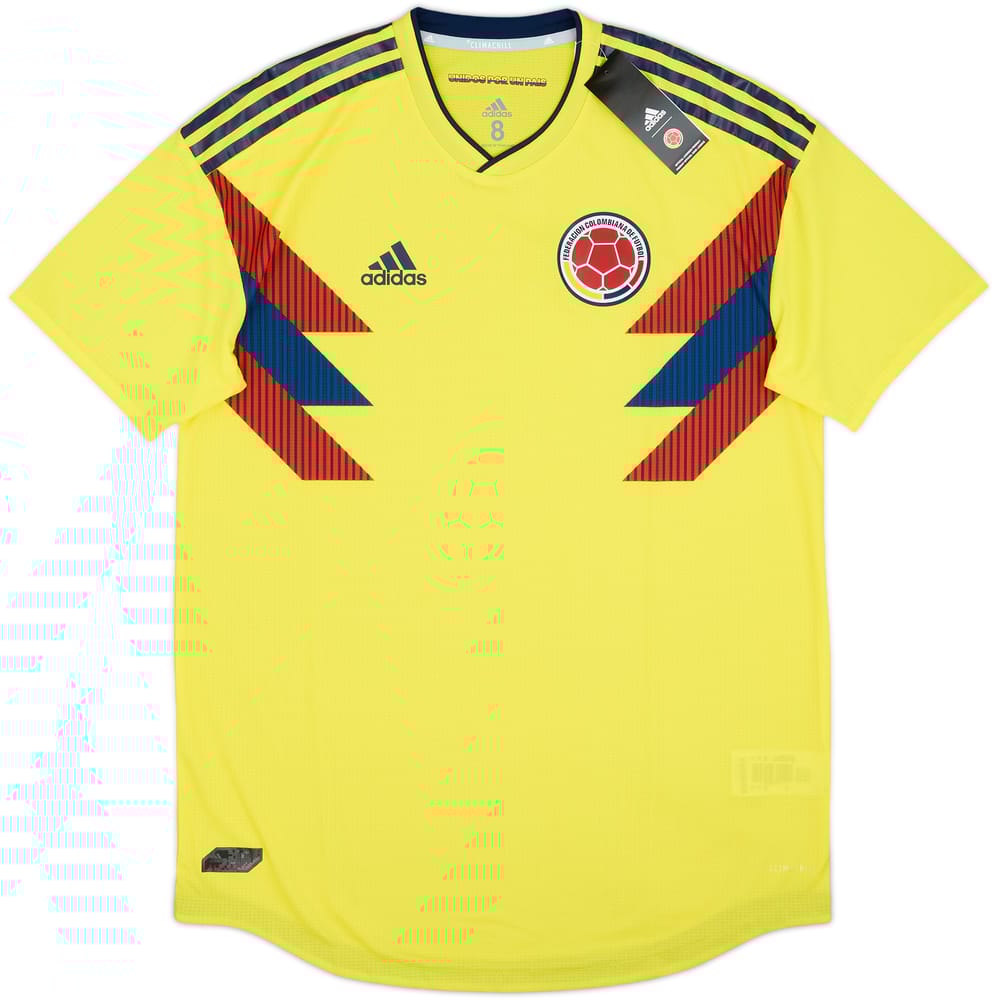2018-19 Colombia Player Issue Home Shirt (L)
