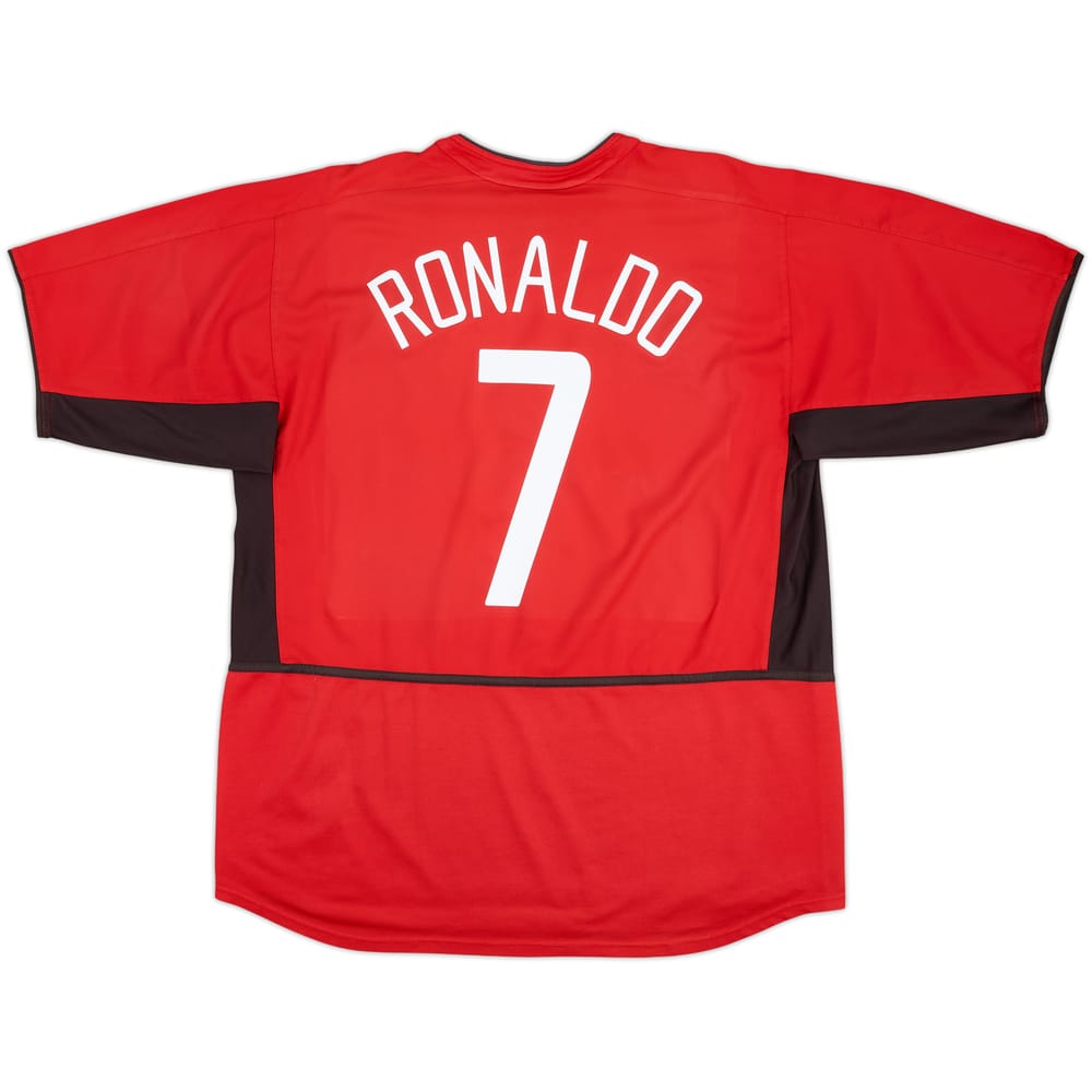2002-04 Manchester United Home Shirt Ronaldo #7 - 6/10 - (XXL)
