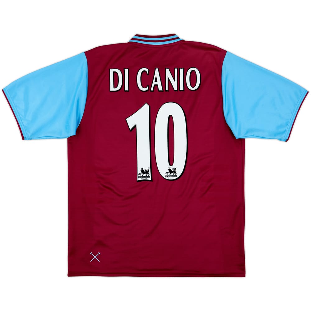 2001-03 West Ham Home Shirt Di Canio #10 - 7/10 - (XL)