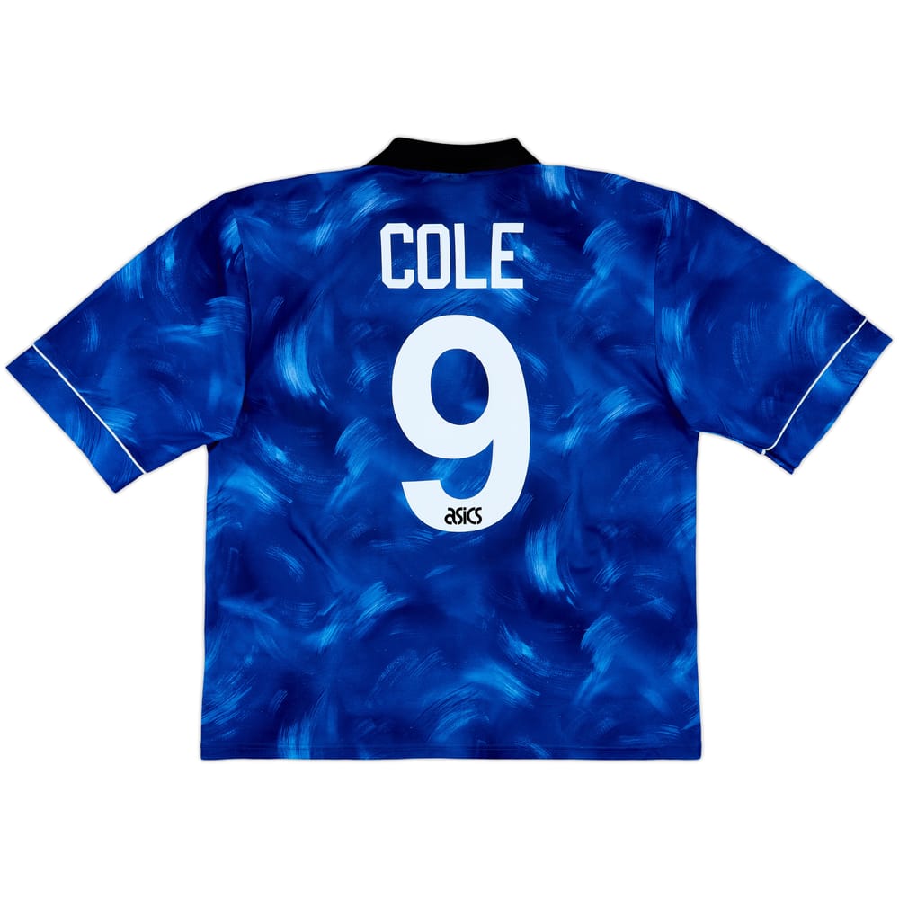 1993-95 Newcastle Away Shirt Cole #9 - 7/10 - (XL)