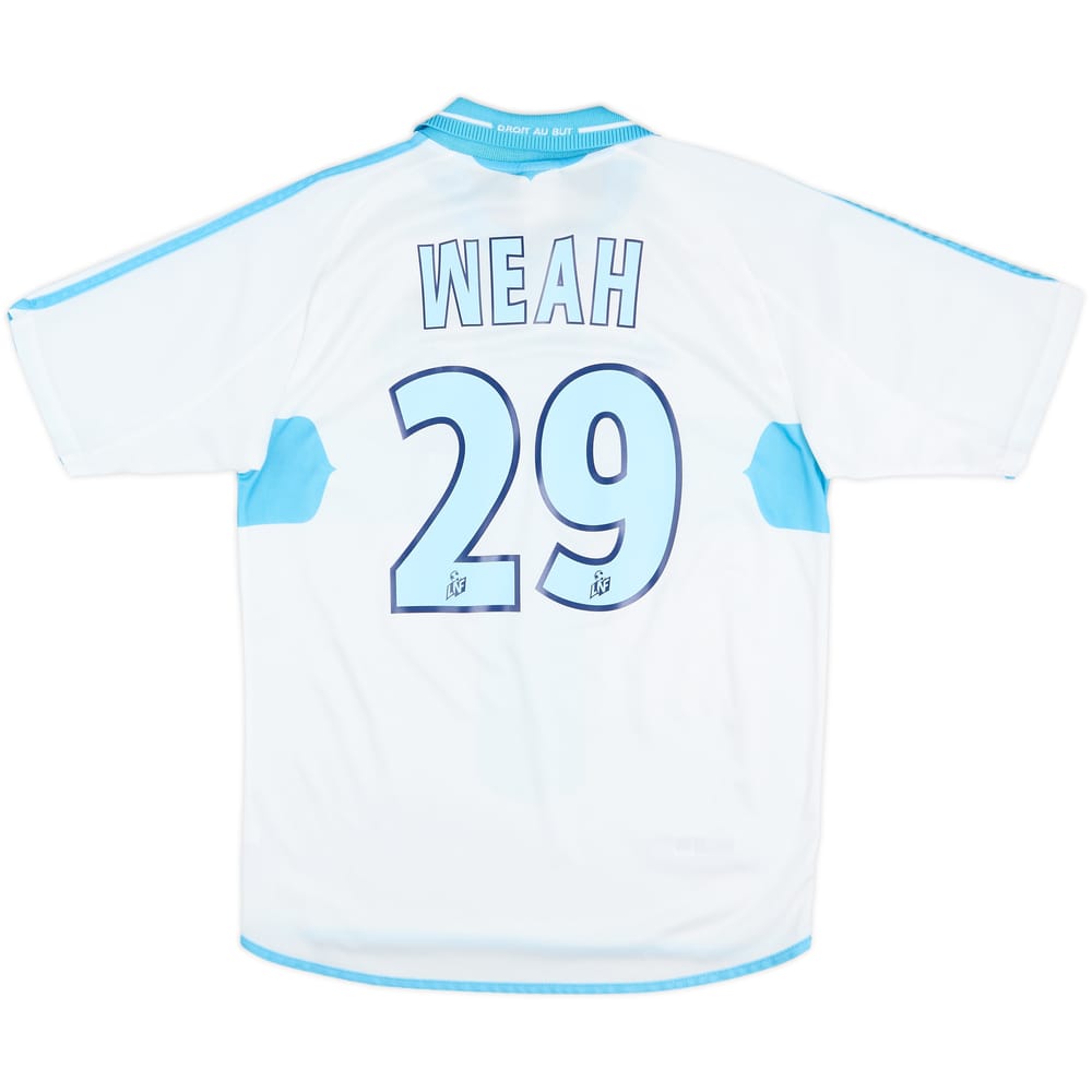2000-01 Olympique Marseille Home Shirt Weah #29 - 7/10 - (S)