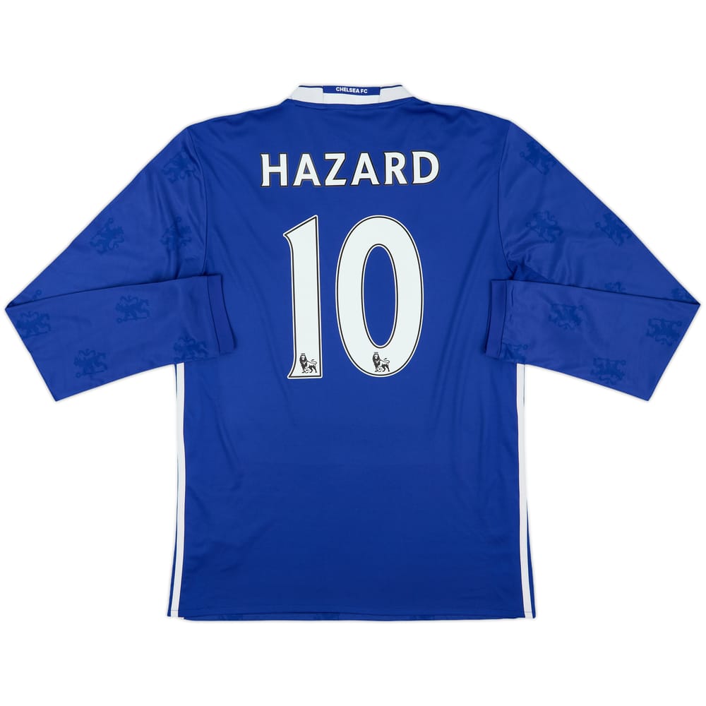 2016-17 Chelsea Home L/S Shirt Hazard #10 - 6/10 - (M)
