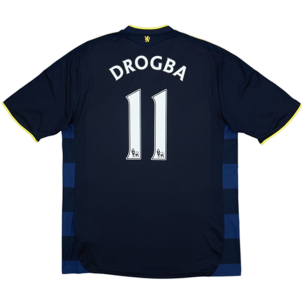 2009-10 Chelsea Away Shirt Drogba #11 - 9/10 - (L)