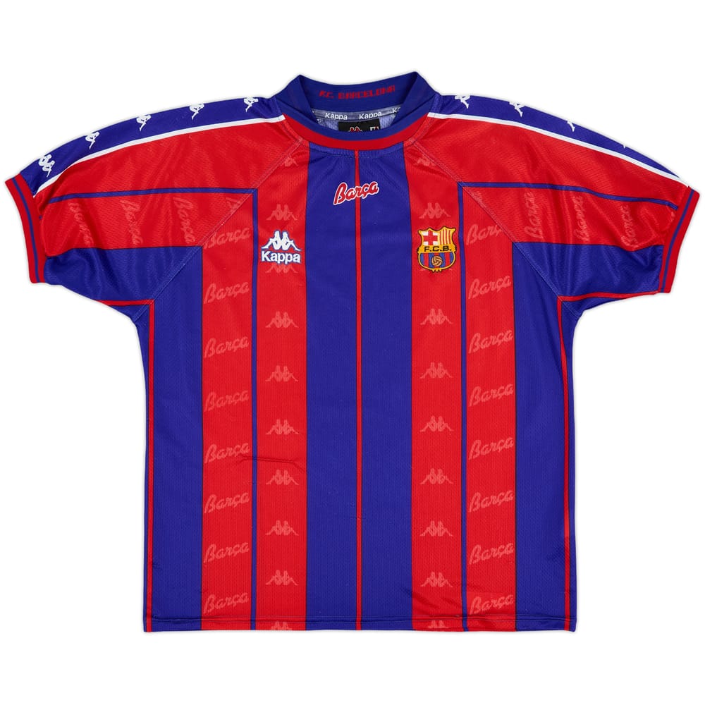 1997-98 Barcelona Home Shirt - 8/10 - (M)