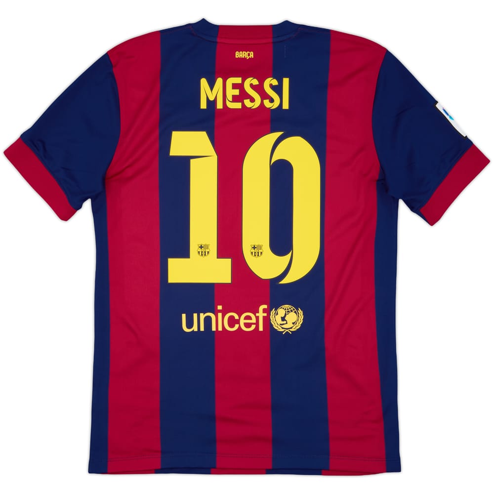 2014-15 Barcelona Home Shirt Messi #10 - 8/10 - (M)