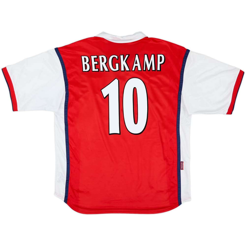 1998-99 Arsenal Home Shirt Bergkamp #10 - 8/10 - (XL)