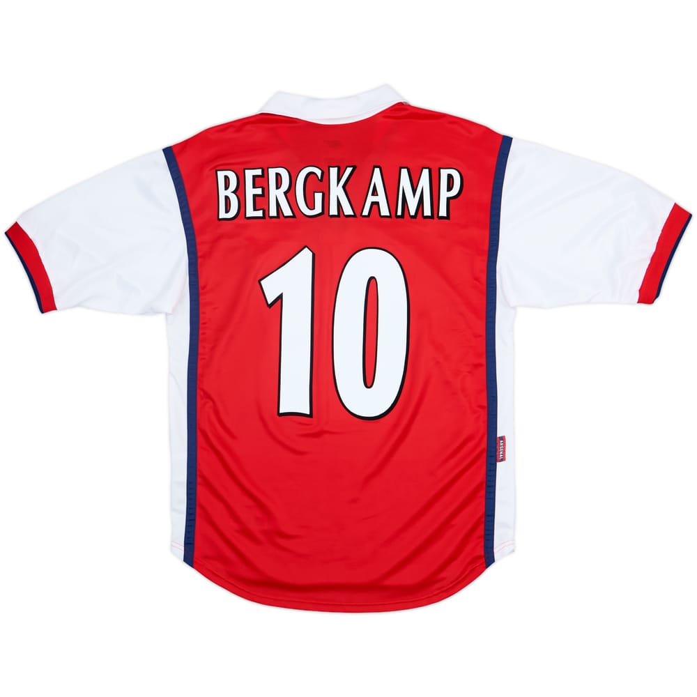 1998-99 Arsenal Home Shirt Bergkamp #10 - 10/10 - (S)