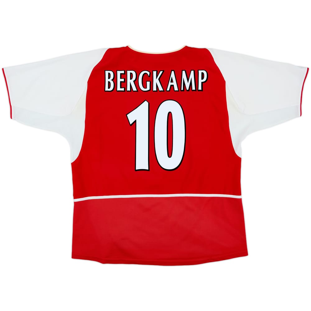 2002-04 Arsenal Home Shirt Bergkamp #10 - 7/10 - (XL)