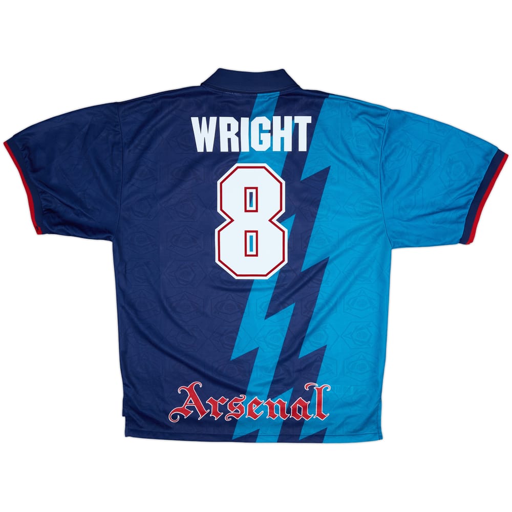 1995-96 Arsenal Away Shirt Wright #8 - 9/10 - (XXL)