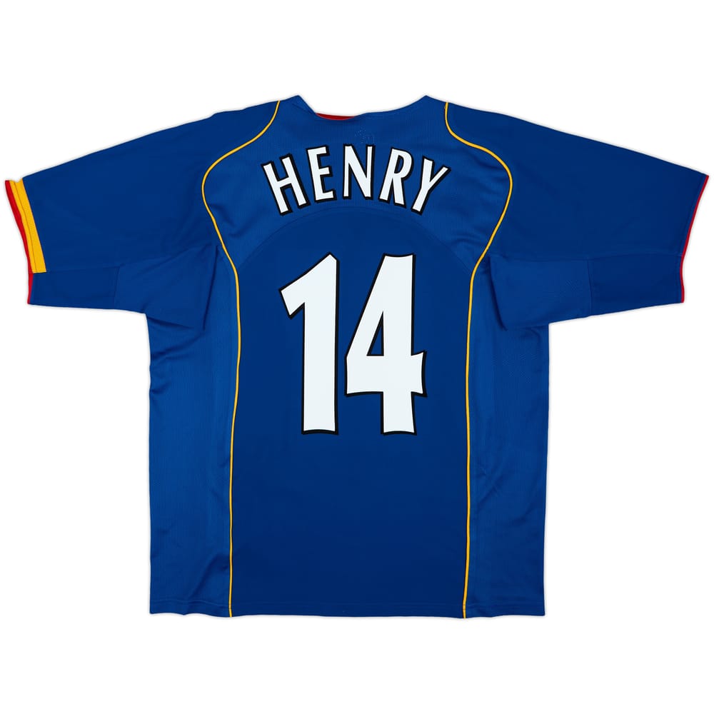 2004-06 Arsenal Away Shirt Henry #14 - 8/10 - (L)