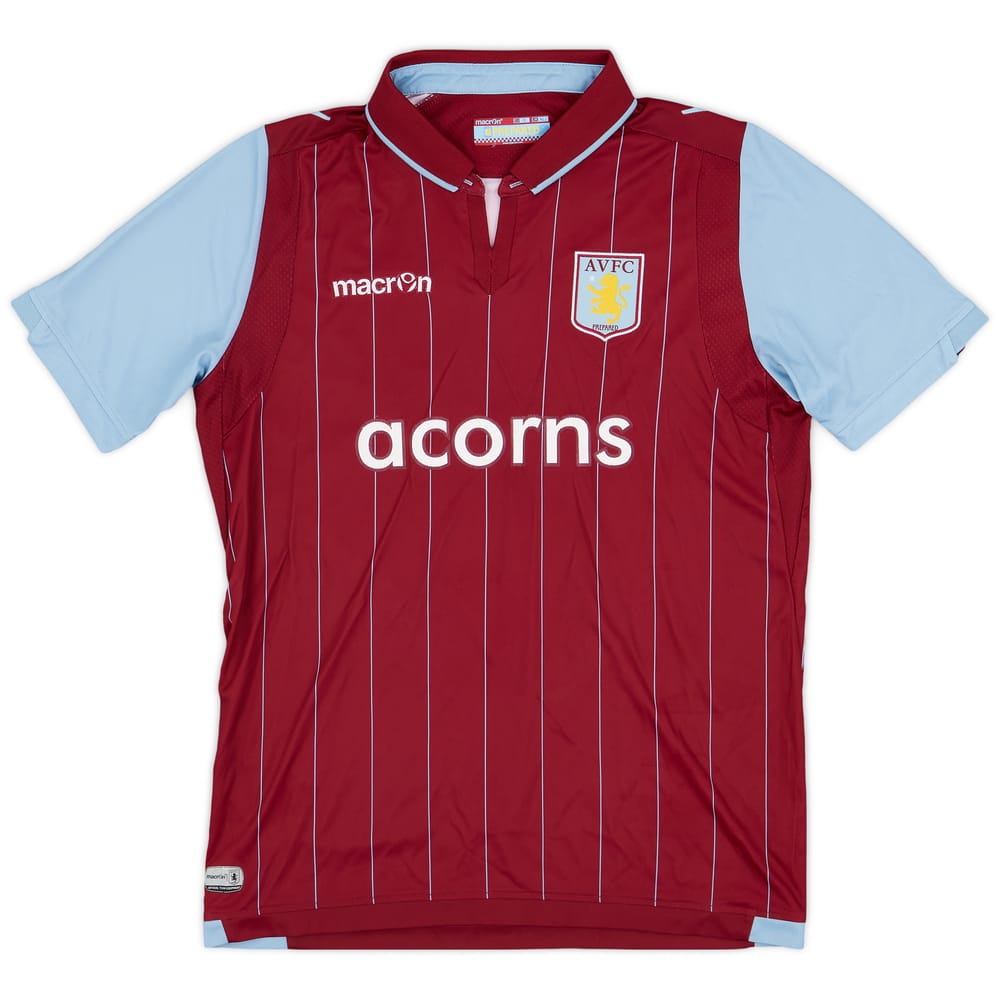 2014-15 Aston Villa Home Shirt - 5/10 - (XL.Boys)