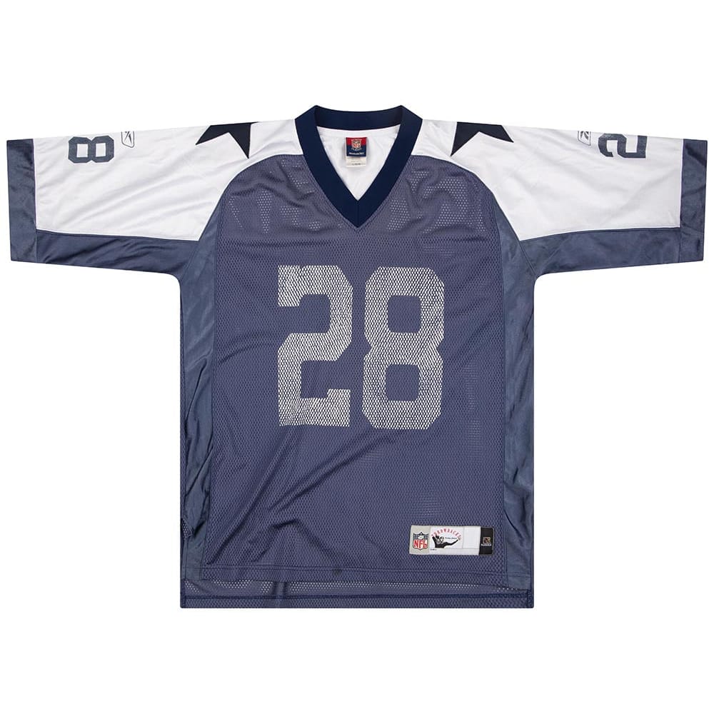 2004 Dallas Cowboys Woodson #28 Reebok Throwback Jersey (Alternate) L