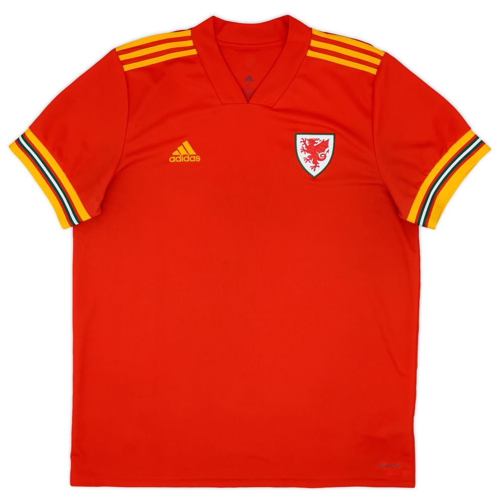 2020-21 Wales Home Shirt - 8/10 - (XL)