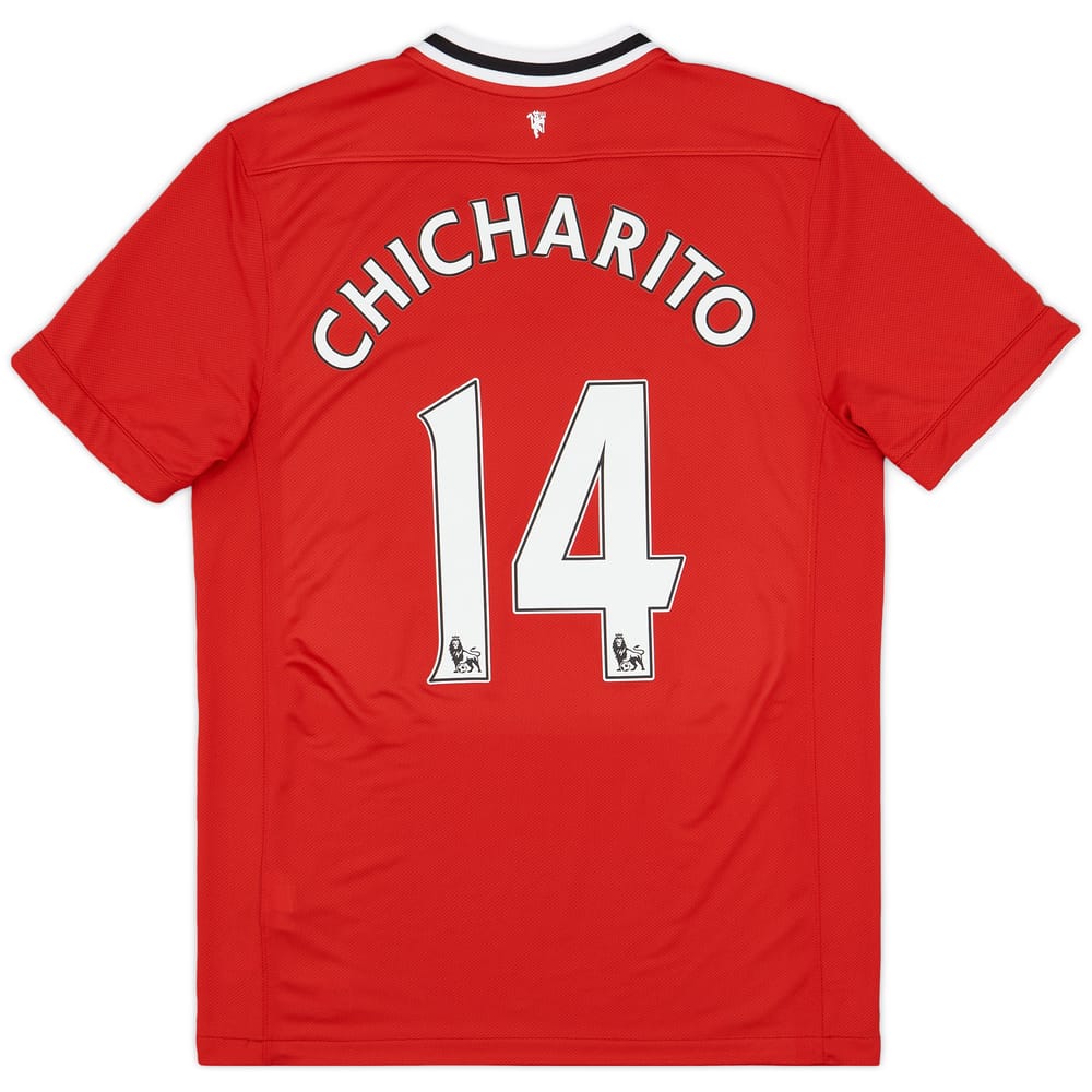 2011-12 Manchester United Home Shirt Chicharito #14 - 7/10 - (M)