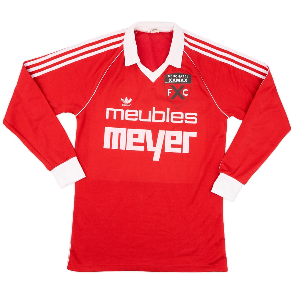 1980-82 Neuchatel Xamax Home L/S Shirt - 8/10 - (L)