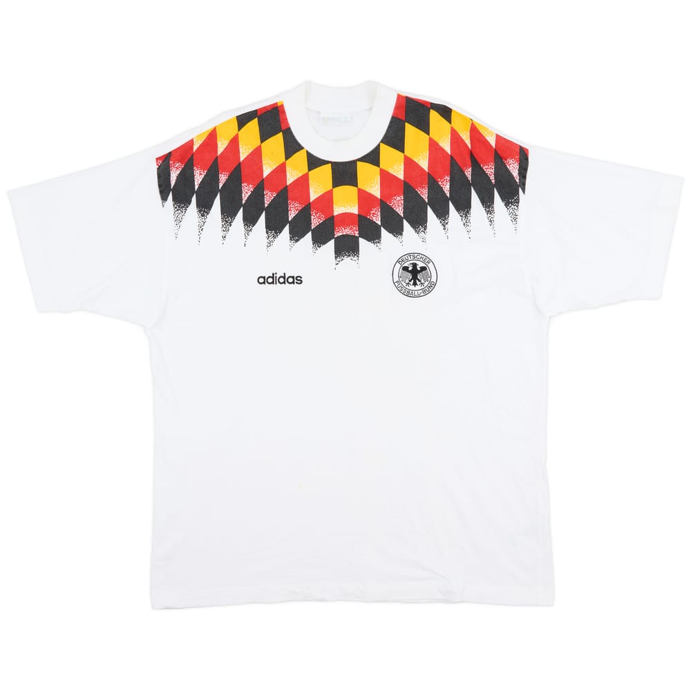 1994-96 Germany adidas Cotton Tee - 10/10 - (XL)
