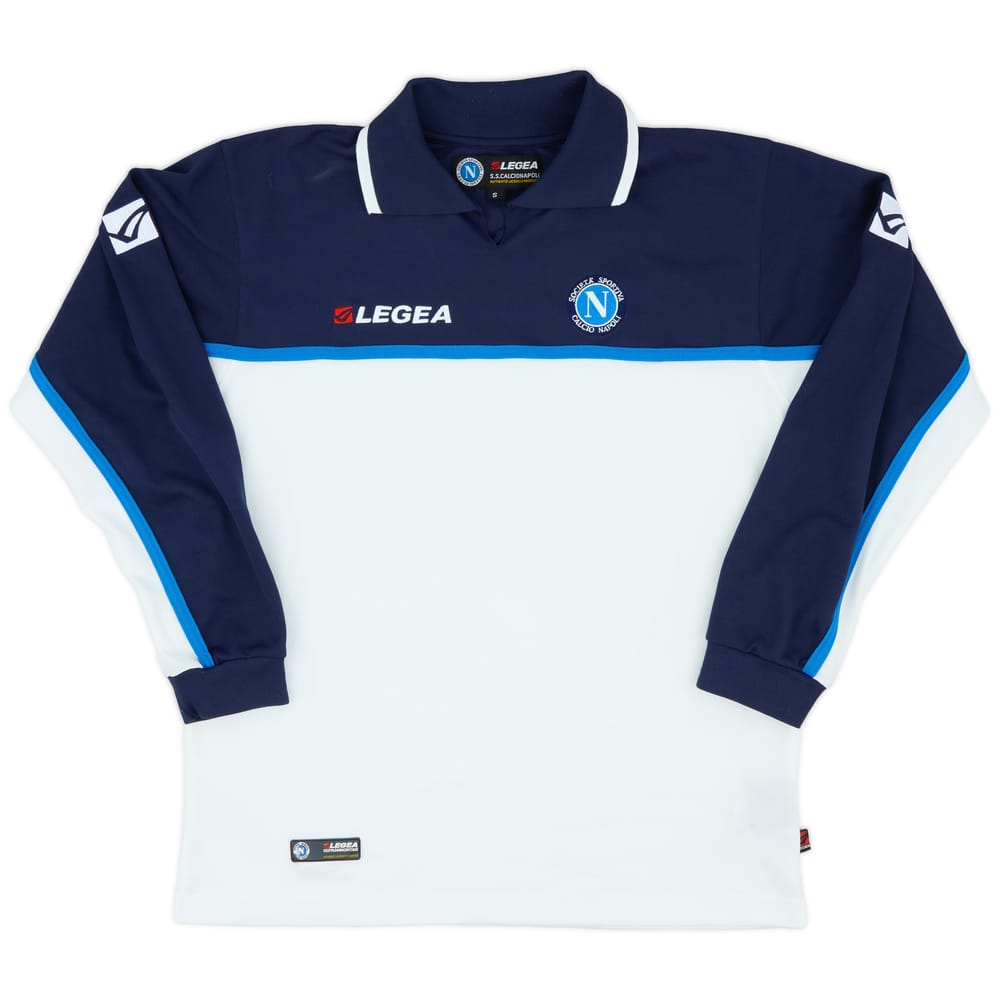 2003-04 Napoli Legea L/S Polo Shirt - 8/10 - (S)