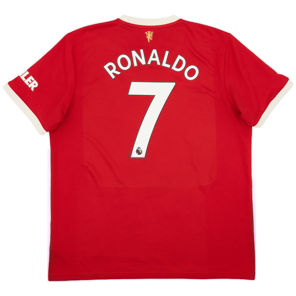 2021-22 Manchester United Home Shirt Ronaldo #7 - 6/10 - (XL)