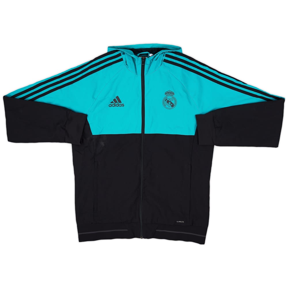 2018-19 Real Madrid adidas Hooded Track Jacket - 8/10 - (M)