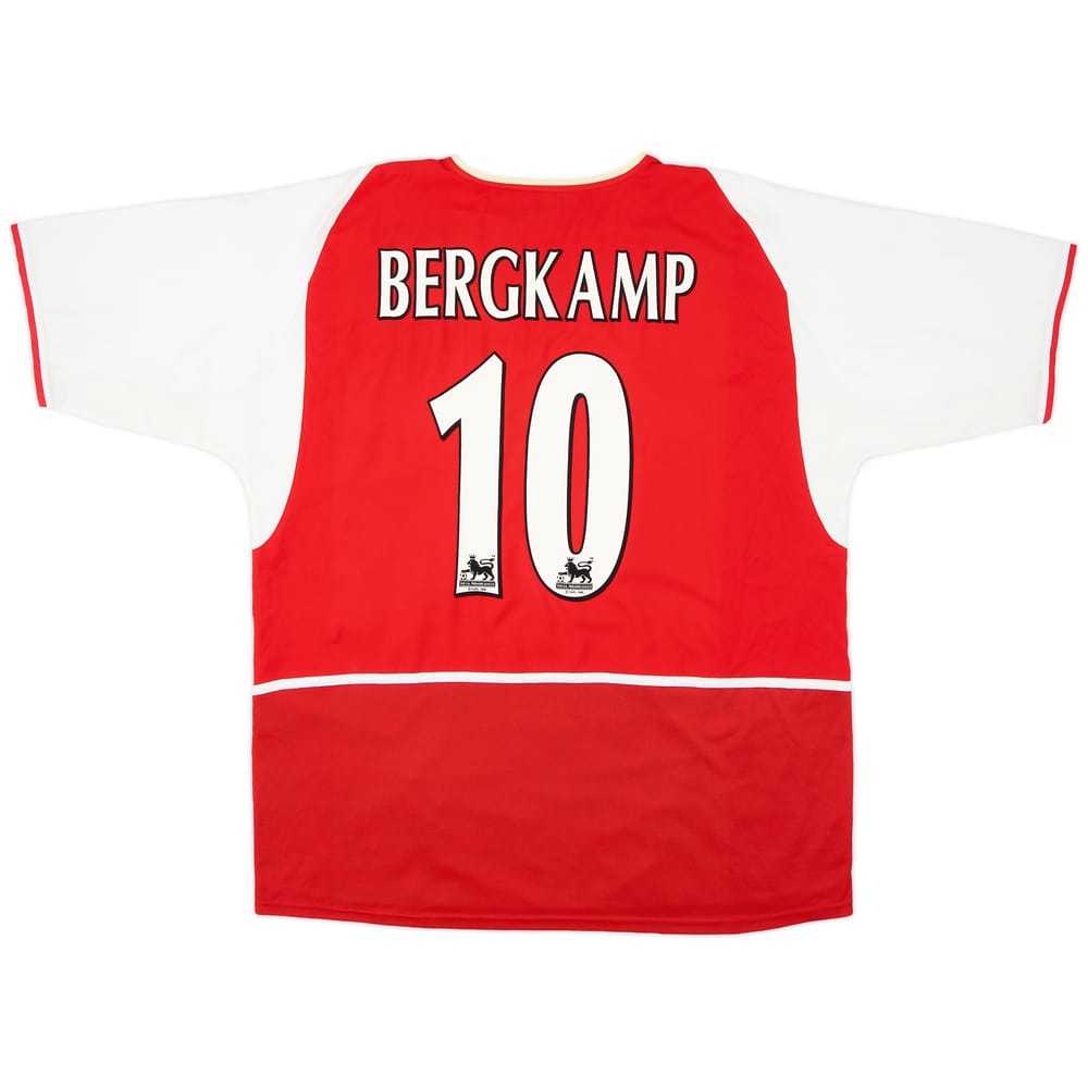 2002-04 Arsenal Home Shirt Bergkamp #10 - 6/10 - (XXL)