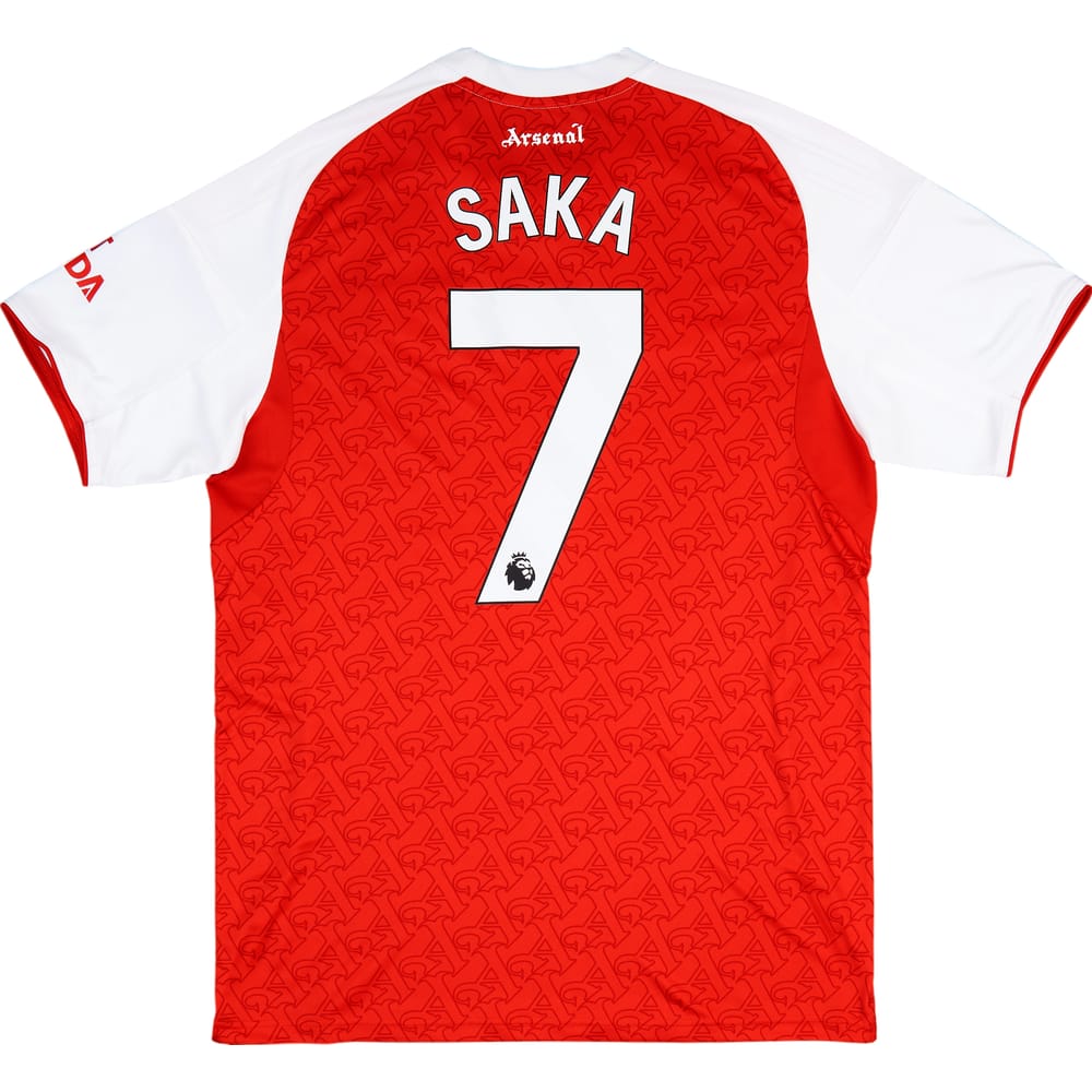 2025-26 Arsenal Home Shirt Saka #7