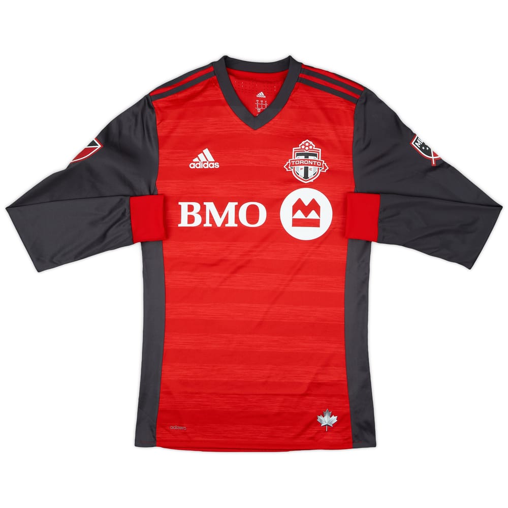 2017 Toronto FC Authentic Home L/S Shirt - 9/10 - (S)