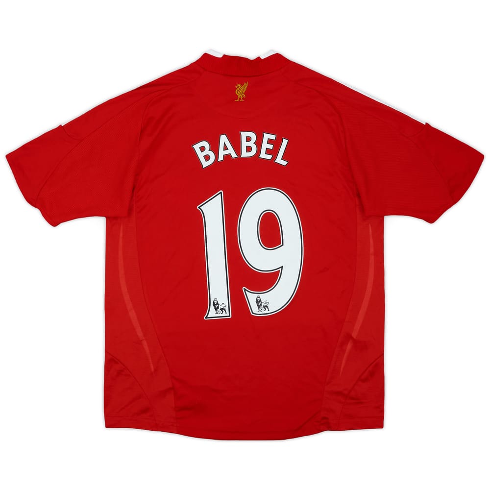 2008-10 Liverpool Home Shirt Babel #19 - 6/10 - (L.Boys)
