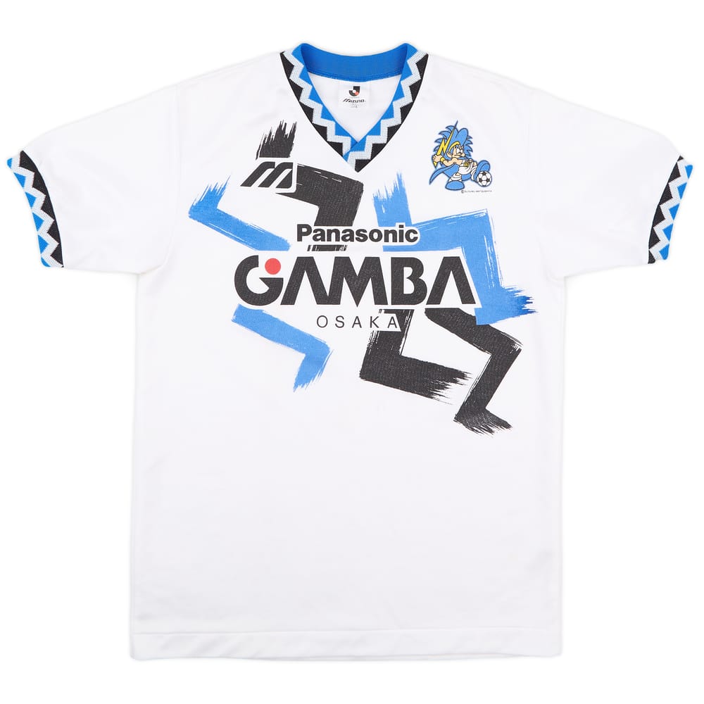 1993-95 Gamba Osaka Mizuno Training Shirt - 7/10 - (L)