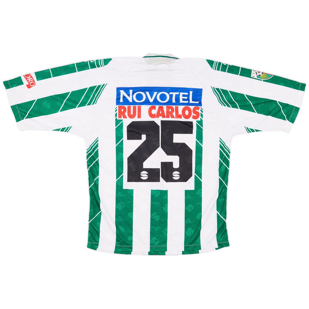 1997-98 Vitoria de Setubal Match Issue Home Shirt Rui Carlos #25