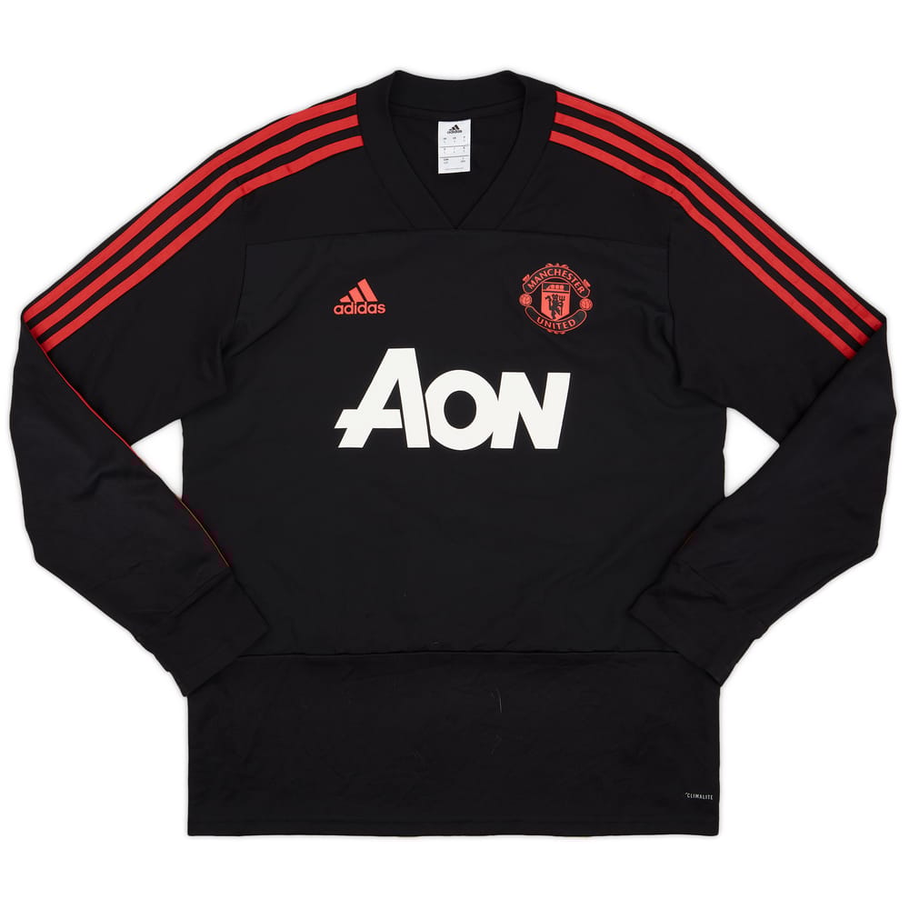 2018-19 Manchester United adidas Sweat Top - 8/10 - (L)