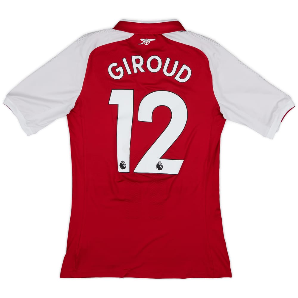 2017-18 Arsenal Authentic Home Shirt Giroud #12 - 7/10 - (M)
