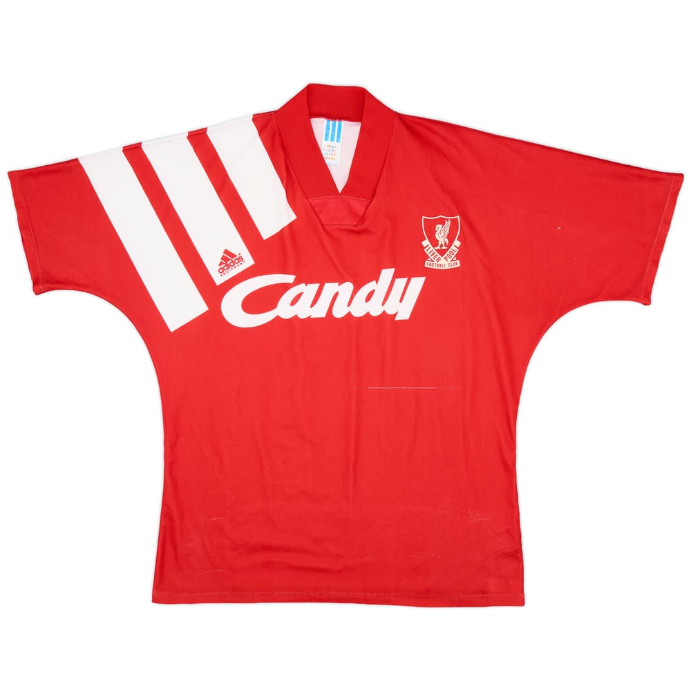 1991-92 Liverpool Home Shirt - 6/10 - (L/XL)