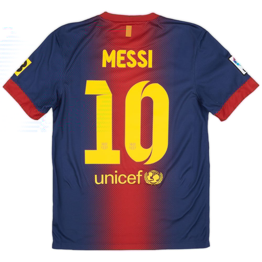 2012-13 Barcelona Home Shirt Messi #10 - 9/10 - (S)