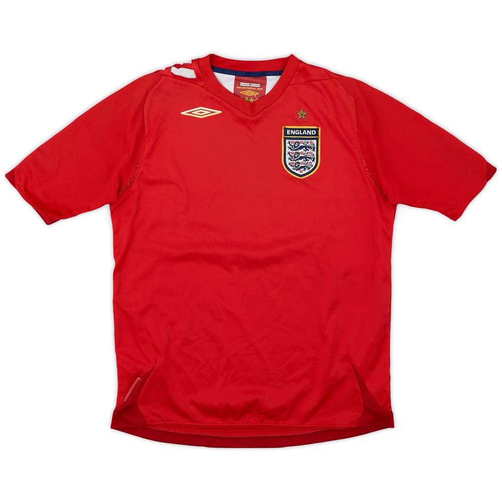 2006-08 England Away Shirt - 6/10 - (L.Boys)