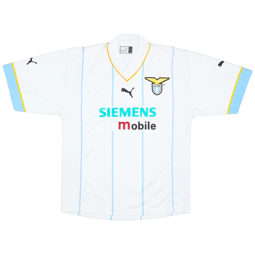 2001-02 Lazio European Home Shirt - 9/10 - (L.Boys)